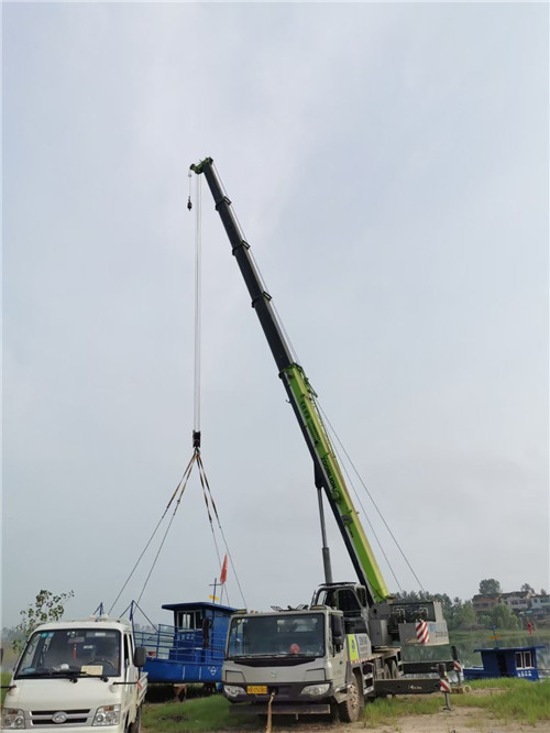 宁波市桥梁建设吊装案例